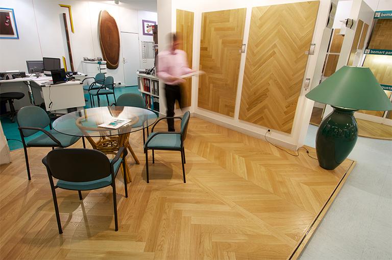 Salle d'exposition Bemart Parquets