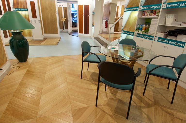 Salle d'exposition Bemart Parquets