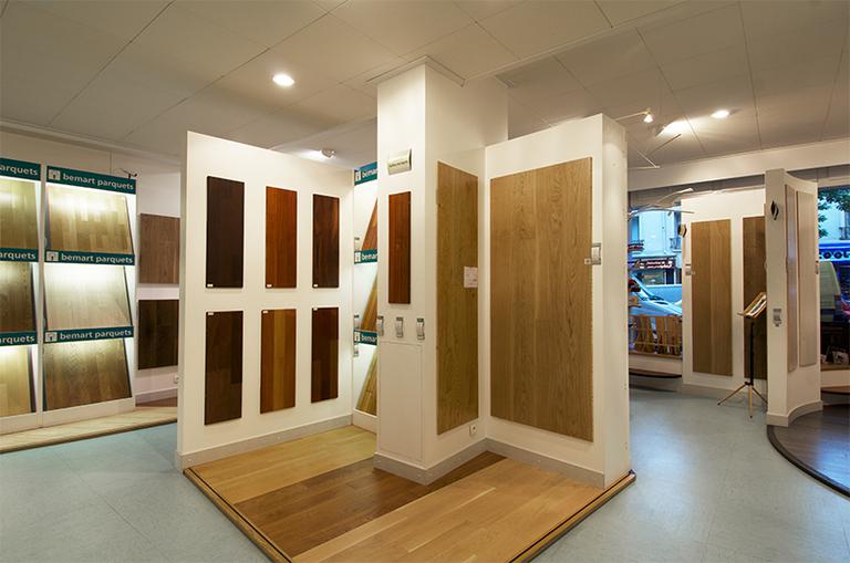 Salle d'exposition Bemart Parquets